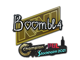 Artwork for Sticker | Boombl4 | Stockholm 2021