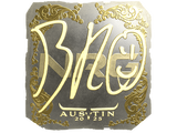 Artwork for Sticker | br0 (Gold) | Austin 2025