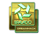 Artwork for Sticker | Bravado Gaming (Gold) | DreamHack 2014