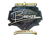 Artwork for Sticker | Brehze (Gold) | Berlin 2019
