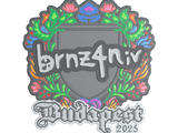 Artwork for Sticker | brnz4n (Embroidered) | Budapest 2025