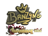 Artwork for Sticker | brnz4n (Gold) | Shanghai 2024