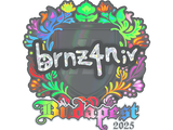 Artwork for Sticker | brnz4n (Holo) | Budapest 2025