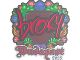 Artwork for Sticker | broky (Embroidered) | Budapest 2025
