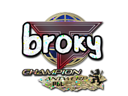 Sticker | broky | Antwerp 2022