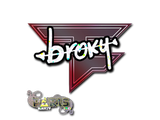 Artwork for Sticker | broky (Glitter) | Paris 2023