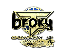 Sticker | broky | Antwerp 2022