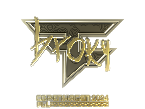 Sticker | broky (Gold) | Copenhagen 2024