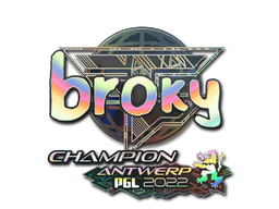 Sticker | broky | Antwerp 2022