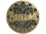 Artwork for Sticker | Brollan (Gold) | Cologne 2026