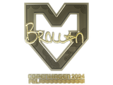 Artwork for Sticker | Brollan (Gold) | Copenhagen 2024