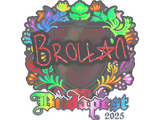 Artwork for Sticker | Brollan (Holo) | Budapest 2025