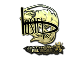 Artwork for Sticker | buster (Gold) | Antwerp 2022