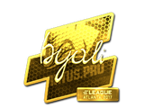 Artwork for Sticker | byali (Gold) | Atlanta 2017