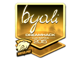 Artwork for Sticker | byali (Gold) | Cluj-Napoca 2015