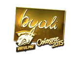 Artwork for Sticker | byali (Gold) | Cologne 2015