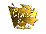 Artwork for Sticker | byali (Gold) | Cologne 2016