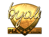 Sticker | byali (Gold) | Krakow 2017