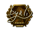 Artwork for Sticker | byali (Gold) | London 2018