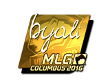 Artwork for Sticker | byali (Gold) | MLG Columbus 2016