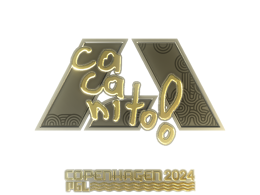 Sticker | CacaNito (Gold) | Copenhagen 2024