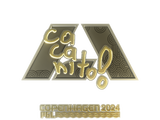 Artwork for Sticker | CacaNito (Gold) | Copenhagen 2024