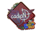 Artwork for Sticker | cadiaN (Glitter) | Rio 2022