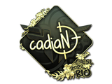Artwork for Sticker | cadiaN (Gold) | Rio 2022