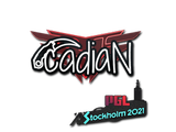 Artwork for Sticker | cadiaN | Stockholm 2021