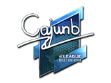 Artwork for Sticker | cajunb (Foil) | Boston 2018
