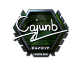 Artwork for Sticker | cajunb (Foil) | London 2018