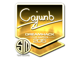 Artwork for Sticker | cajunb (Gold) | Cluj-Napoca 2015