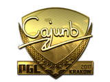 Artwork for Sticker | cajunb (Gold) | Krakow 2017