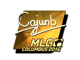 Artwork for Sticker | cajunb (Gold) | MLG Columbus 2016