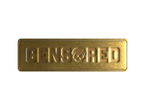 Sticker | Censored (Foil) - CS2 Sticker