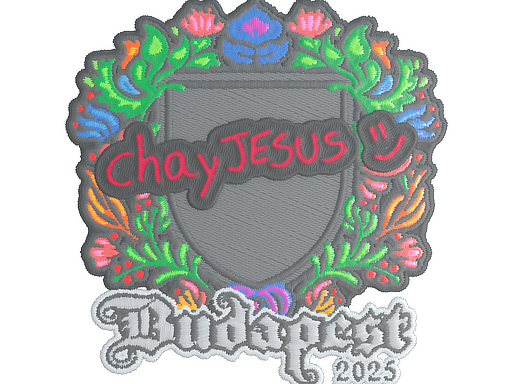 Sticker | chayJESUS (Embroidered) | Budapest 2025