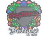 Artwork for Sticker | chayJESUS (Embroidered) | Budapest 2025