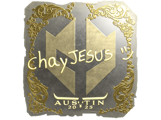 Sticker | chayJESUS (Gold) | Austin 2025