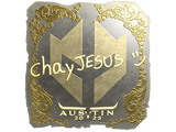 Artwork for Sticker | chayJESUS (Gold) | Austin 2025