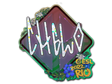 Artwork for Sticker | chelo (Glitter) | Rio 2022
