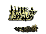Artwork for Sticker | chelo (Gold) | Antwerp 2022