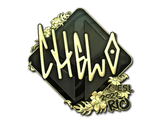 Artwork for Sticker | chelo (Gold) | Rio 2022