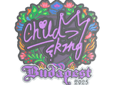 Artwork for Sticker | ChildKing (Embroidered) | Budapest 2025