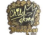 Artwork for Sticker | ChildKing (Gold) | Budapest 2025