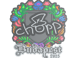 Artwork for Sticker | chopper (Embroidered) | Budapest 2025