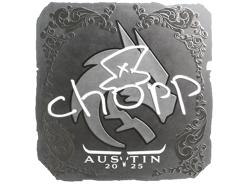 Sticker | chopper | Austin 2025
