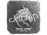 Artwork for Sticker | chopper (Foil) | Austin 2025