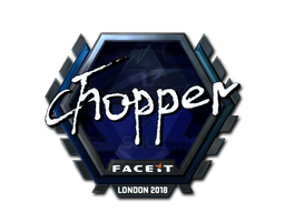 Sticker | chopper | London 2018