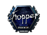 Artwork for Sticker | chopper (Foil) | London 2018