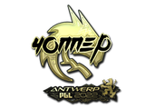 Artwork for Sticker | chopper (Gold) | Antwerp 2022